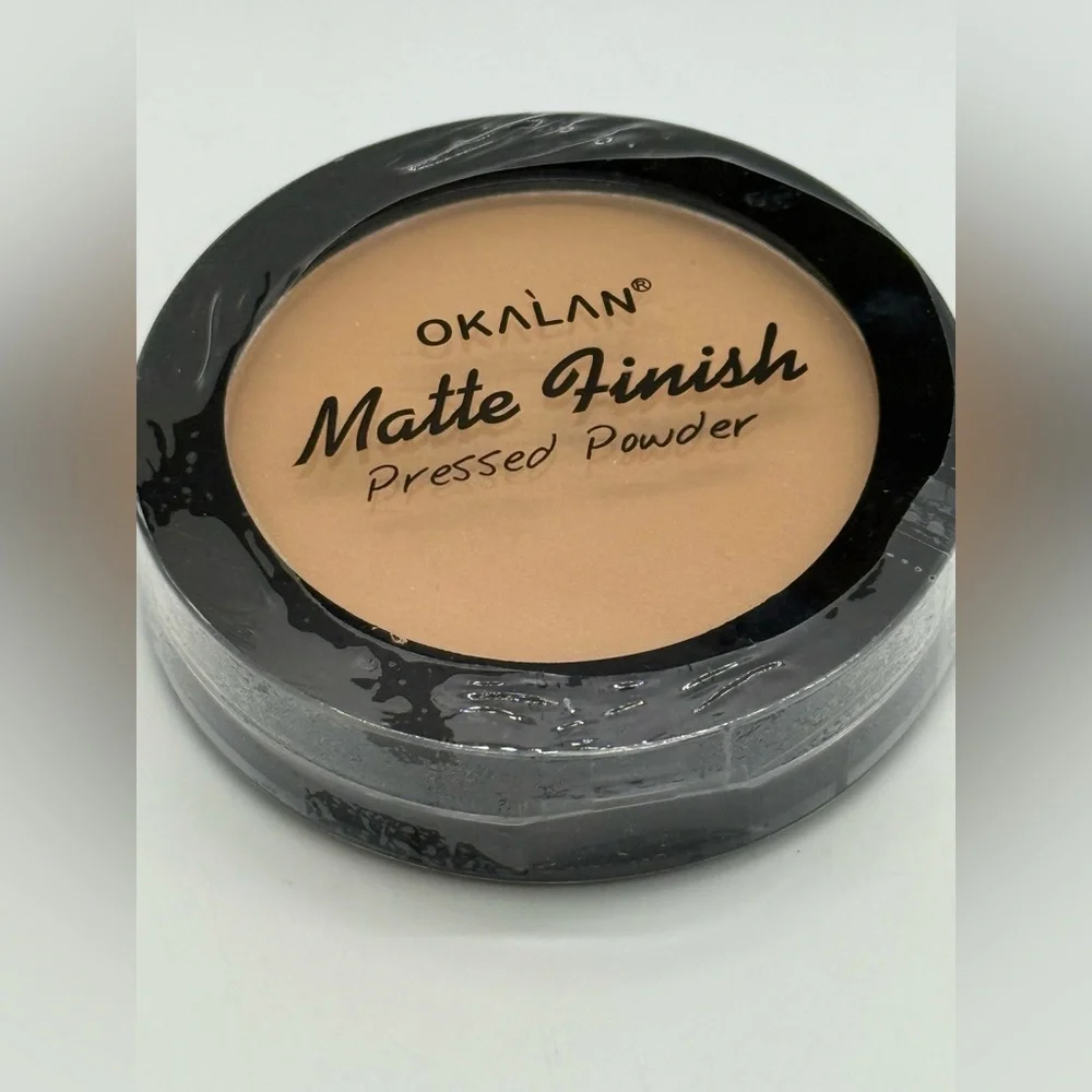 Okalan Matte Finish Pressed‎ Powder in 07 Honey New W/ Mirror & W/O Applicator